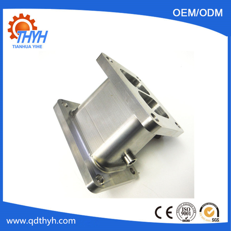 Customized CNC Machining Twin Inlet Stainless Steel Manifold Adaptor